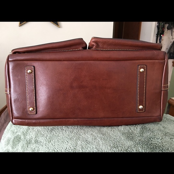 Dooney And Bourke Florentine Clayton in Chestnut - Picture 6 of 8